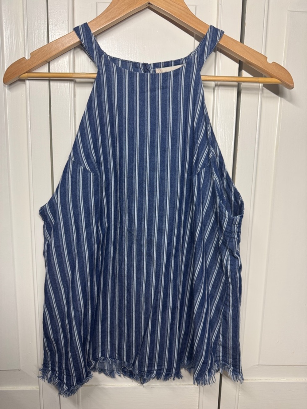 Blue Striped Altar’d State Tank Top size Small